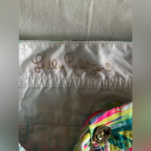 Lilly Pulitzer Women's 5" Lilly Loves Hawaii Callahan Shorts Size 0 - Picture 4 of 6